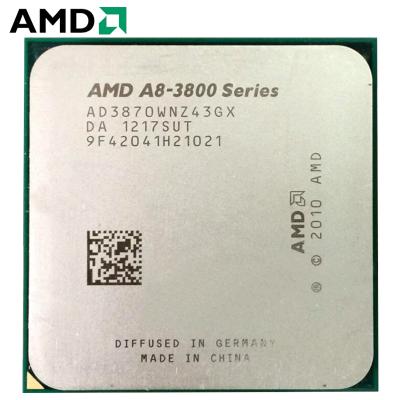 China AMD A8 Desktop A8 3870 Series A8-3870K A8 3870K 3.0 GHz Quad-Core CPU Processor AMD Radeon APU A8 AD3870WNZ43GX Socket FM1 for sale