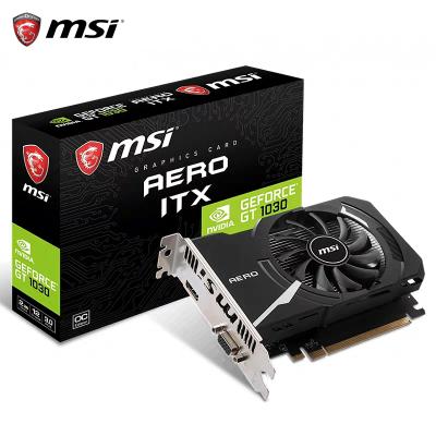 China MSI GT1030 Workstation AERO ITX 2GD4 OCV1 Graphics Card With GDDR6 Video Card In Stock for sale