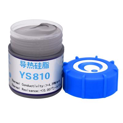 China YS810 25g silver construction silicone grease cpu cooler/thermal notebook silica gel/graphics card/LED tube for sale