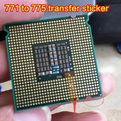 China Zhiqiang xoen771 cpu for 775 771 to 775 motherboard repost zhiqiang cpu repost cpu patch protection Shubao e5450 x5460 for sale