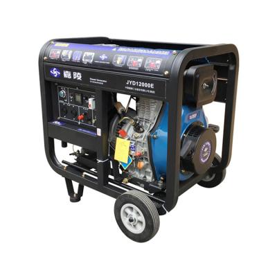 China Jialing Electric Start 8kva 8kw Single Phase Air Cooled Diesel Generator JYD12000E JYD12000E for sale