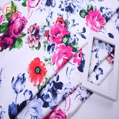 China Multicolor 100% Water Resistant Pattern Cotton Print Fabric Factory Sales Floral Printed Fabric For Women for sale