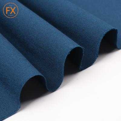 China Bright Color Polyester Fabric Wrinkle Resistant Stability Twill Breathable Stretchy Soft for sale