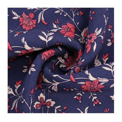 China Wrinkle Resistant Customize Setting Print 30s 100% Rayon Print Fabric For Women Dress for sale