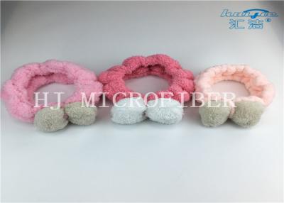 Cina Banda molle e sveglia eccellente dei capelli del bagno del catenaccio del tessuto del velluto di cotone di Microfiber Shu per lavare fronte facendo uso di in vendita