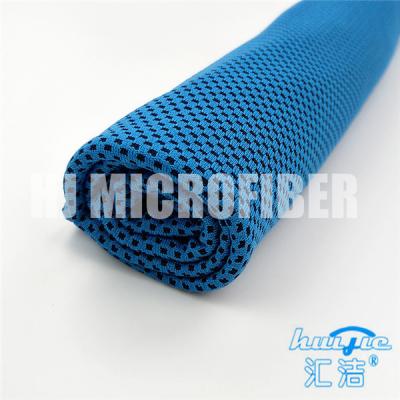 中国 100%のポリエステルmicrofiberの清拭布40*60cmのスポーツの正方形の冷却タオル 販売のため