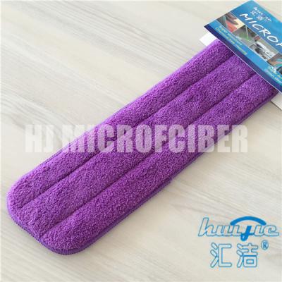 China Micofiber 80% polyester and 20% polyamide coral fleece dry flat household cleaning mop pad for sale