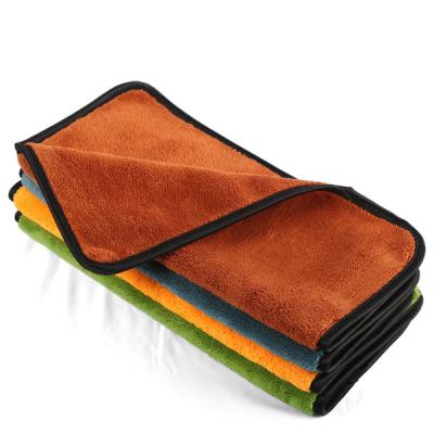 China Coral Fleece Car Washing Drying Towel for Household Microfiber Car Cleaning Cloths Strong Water Absorption 13.77