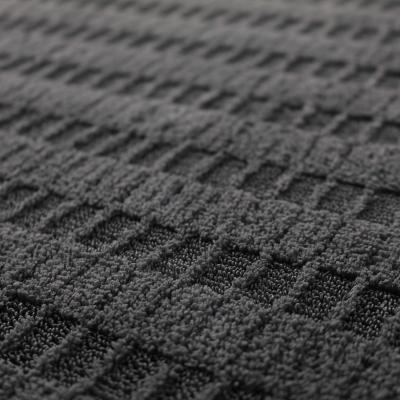 China OEKO-TEX des Microfiber-Streifen-Musters Polyamid des Polyester 20% Neuzugangs 80% verdrehtes korallenrotes Vlies Reinigungsgewebe 2023 zu verkaufen