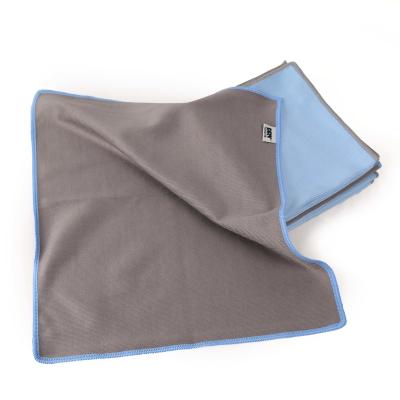 China O pano de limpeza de vidro de Microfiber, lista o pano de limpeza livre, reusável de Microfiber, para limpar Windows, vidros, espelhos à venda