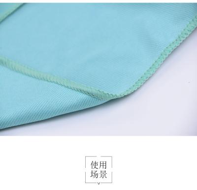 China 40*40cm Household Microfiber Glass Cleaning Cloth For Kitchen / Table Use for sale