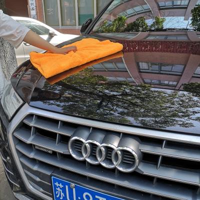 China 40x60cm Super Absorbent Microfiber Terry Towel For Car Cleaning for sale