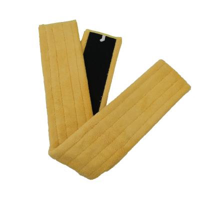 China 20% Polyamide Trapezoid Microfiber Wet Mop Pads 13x47cm 550gsm Trapezoid for sale