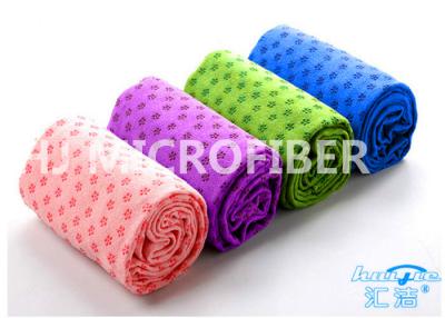 China Eco PVC Quincunx Style Non-slip Yoga Mat Towel / Gym Large Sports Towel for sale