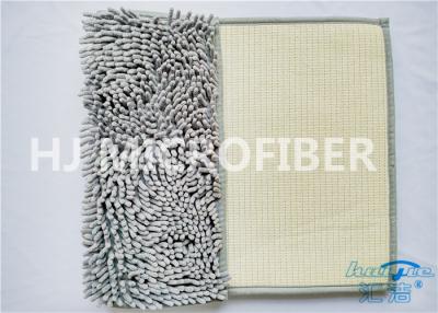 China Graue Farbgroße Chenille Microfiber-Badezimmer-Matte für Haus unter Verwendung der flachen Boden-Matte zu verkaufen