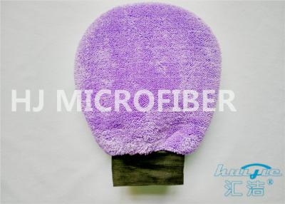 China Met de hand gemaakt de Auto Schoonmakende Mitt van Microfiber van de pluchevacht/Super Mitt 100% van Microfibre Te koop