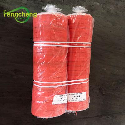 China Orange PE Safety Warning Material Snow Barrier / Road Vigilant Barrier Netting And Yellow for sale