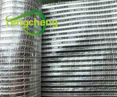 China Greenhouse cover inside shading aluminum shade fabric, energy-saving crop protection curtains, vegetable greenhouse UV treated shading screening for sale