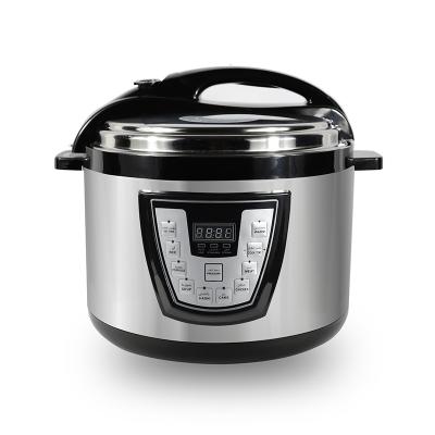 China Hotel Home Appliance Item 410# Stainless Steel Single Rice Cooker Large 10 Liter Electric Pressure Cooker for sale