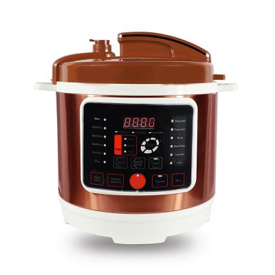 China Hotel Cooking Appliances Nonstick Aluminum Interior Multi Automatic Electric Pressure Cooker 8 Liter Pot Rice Cooker Multicooker for sale