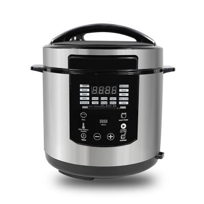 China Commercial Intelligent Hotel Dubai 3 Liter 9 In 1 Stainless Steel Rice Cooker Electricity Pressure Cooker for sale