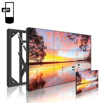 China Lg indoor system 55 inch bezel for tv studio floor stand 3.5mm lcd video wall 4k solution for sale