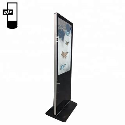 China 65 inch indoor floorstand lcd player with android system customized indoor floorstand advertising kiosk for sale