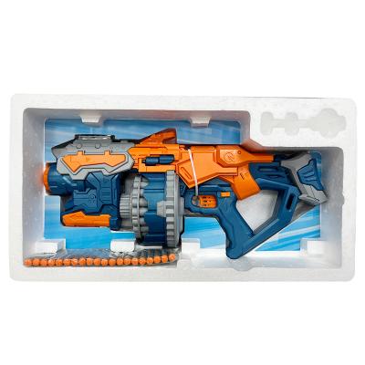 China Fire Bullet Toy Guns Soft Electric Blaster Toys For Boys Foam Bullet Hand Gun With 20 Pcs Refill Darts Multiplayer Game For Kids for sale