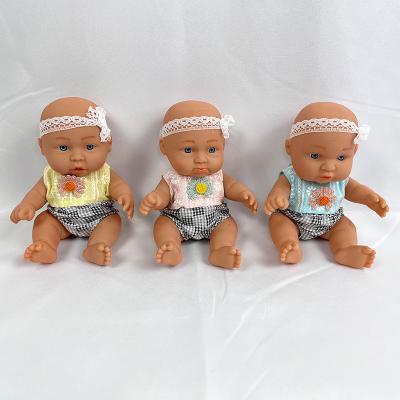 China Educational Doll Wholesale Realistic Reborn Girls Toy Cheap Dress Up Silicone Black African Dolls for sale