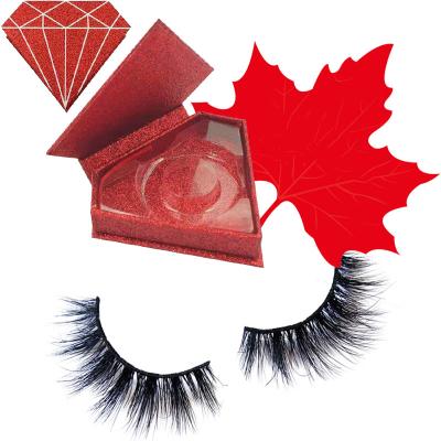 China 2020 New Styles Double Layered Mink Lashes 3d Natural Soft Custom Eyelashes Wholesale Seller Diamond Mink Eyelashes for sale