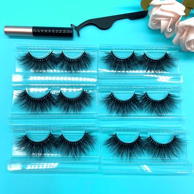 China 2020 Hot Selling 25mm Lashes Private Label Natural Soft Mink Eyelashes With Packaging 100% Real 3d Mink Lashes for sale