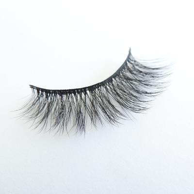 China Fast Delivery Best Quality Natural Soft Fiber Customized Synthetic Logo Packaging 3d Eyelashes for sale