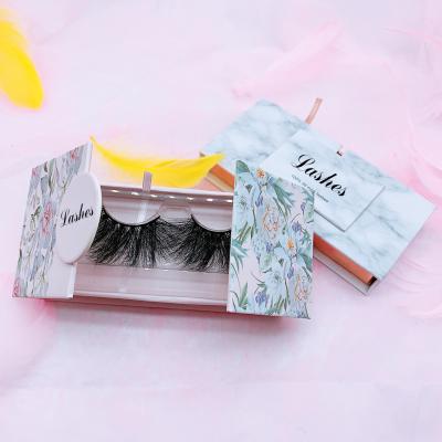 China Natural Soft Mink Lashes With Tapered Criss-Cross Clouds Store Lasting Cruelty Free Dramatic Handmade Custom Lash Boxes for sale