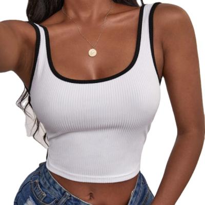 China New Summer QUICK DRY Backless Top Sporty Women's Tank Tops Compulsory Crop Style Crop Top for sale