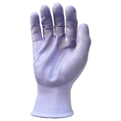 China 13G Knitted Polyester Coating Foam Nitrile Anti-Slip Palm Coated Safety Working Working Gloves for sale