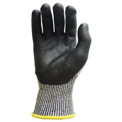 China EN388 Anti-Slip Oil Proof Cut Resistant ISO13997 Leve A3/C Nitrile Coated Safety Anti Cut Gloves for sale