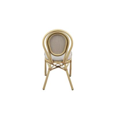 China New product water proof and aluminum alloy chair hotel restaurant outdoor table cloth chair dining chair for sale