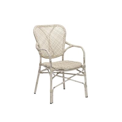 China Wholesale Tavern Aluminum Exterior Look Water Proof Factory Price Lounge Chair Bamboo Rattan for sale