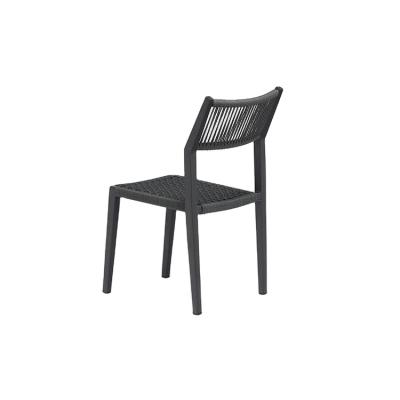 China Water Proof Indoor Restaurant Bistros Coffee God Aluminum Stackable Chair Wholesale and Chair Outdoor for sale