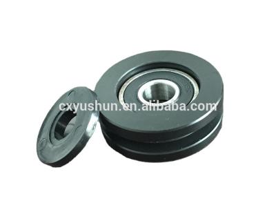 China Sliding Door Hardware Mini Sliding Barn Door Hardware Wheel With Bearing for sale