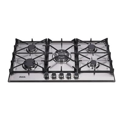 China Single Ignition Household Battery Household 5burners Portable Table Top Gas Stove for sale