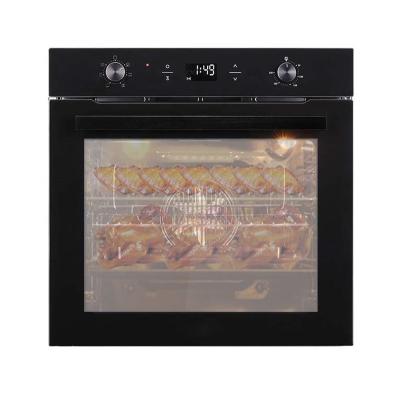 China Easily Assembled Easily Cleaned 60cm Hot Air Circulation 10 Functions Built-In Baking And Roasting Pizza Oven Bakery Oven Built In Gas Oven for sale