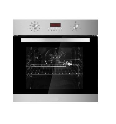 China Hotel New Design 64L 201#SS 2 Layer Door Hot Air Circulation Gas Baking Oven Cooker & Grill & Glass Roasting Convection Oven for sale