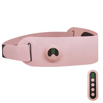 China USB Waist Pulse Pain Relief Heating Body Shaper Massage Smart Slimming Abdominal Belt SME Rechargeable Belt for sale