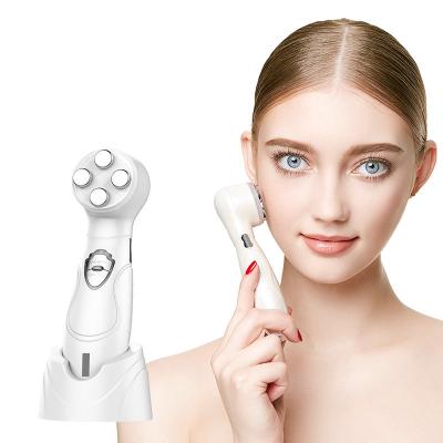 China Skin Rejuvenation Beauty LED Home EMS RF Skin Rejuvenation Tightening Electroporation Facial Photon Face Lifting Tender Massager for sale