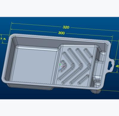 China 2021 New Design Molded Pulp Paint Tray China Manufacturer Customized High Quality Paint Tray for sale