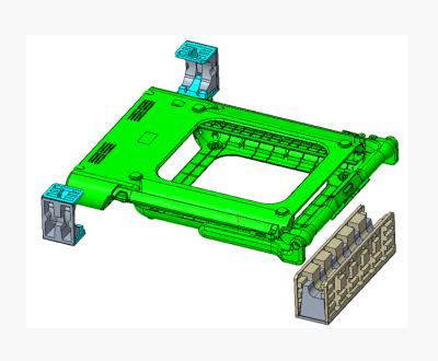 China Factory 100 Custom Pulp Biodegradable Molded Shipping Tray For Treadmill for sale