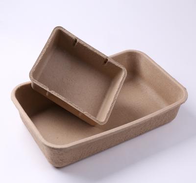 China Agucultural Factory Customized Disposable Recycled Paper Pulp Cat Litter Box /Tray for sale