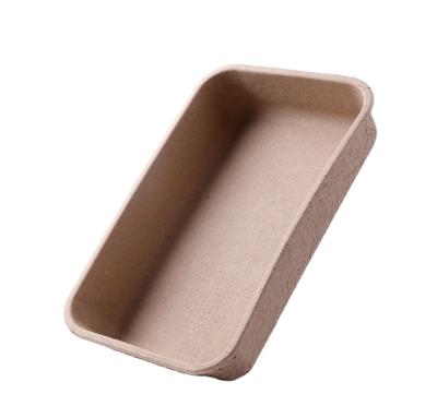 China Agucultural Popular Fashionable Disposable Pet Bowl Slip Resistant Molded Pulp Pet Food Water Bowl Dog Feeder for sale