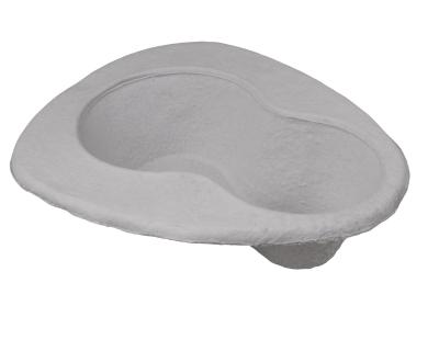 China 100% Recyclable Biodegradable Pulp Molded Single Use Pulp Products Disposable Medical Bedpan Liner for sale